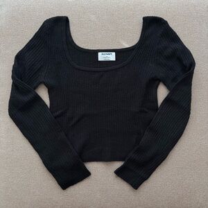Old Navy Black Knit Top